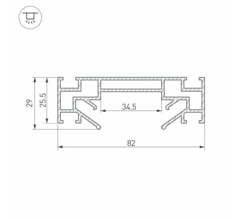 Профиль-держатель Arlight STRETCH 40059