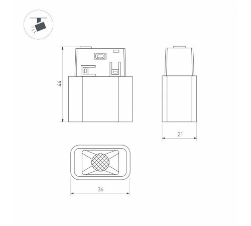 Накладной светильник Arlight MAG-ORIENT 043291