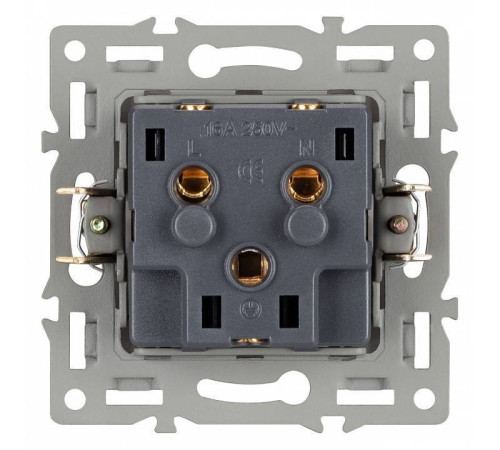 Розетка с заземлением и со шторкой, без рамки Arlight SCT 043731