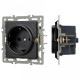 Розетка с заземлением, без рамки Arlight SCT 043740