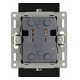 Розетка двойная с заземлением и со шторкой, без рамки Arlight SCT 043765
