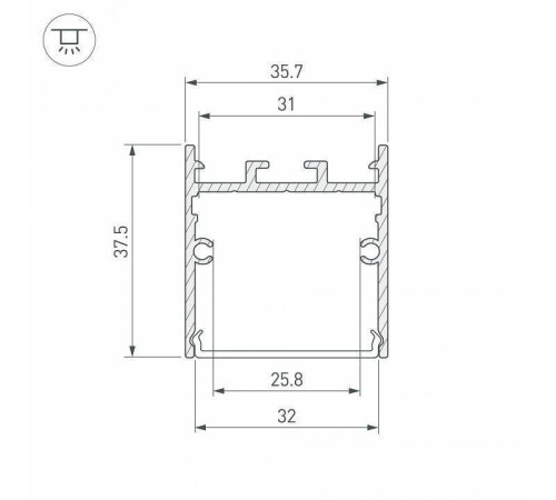 Профиль универсальный Arlight SL-LINE 043973