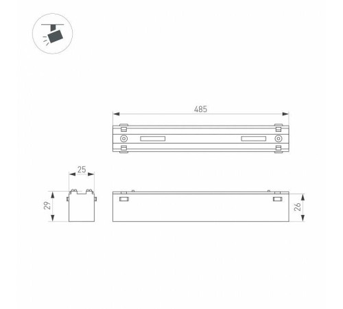 Накладной светильник Arlight MAG-VIBE 045021