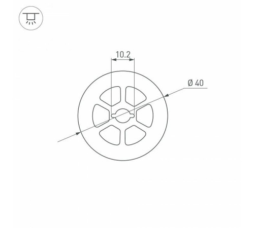 Профиль накладной гибкий Arlight WPH-FLEX 045869