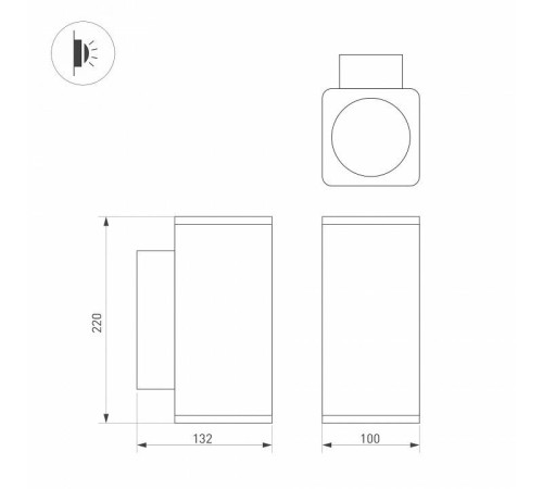 Накладной светильник Arlight LGD-EVO 046194