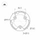 Наземный высокий светильник Arlight LGD-CASTELLO-BOLL 047685