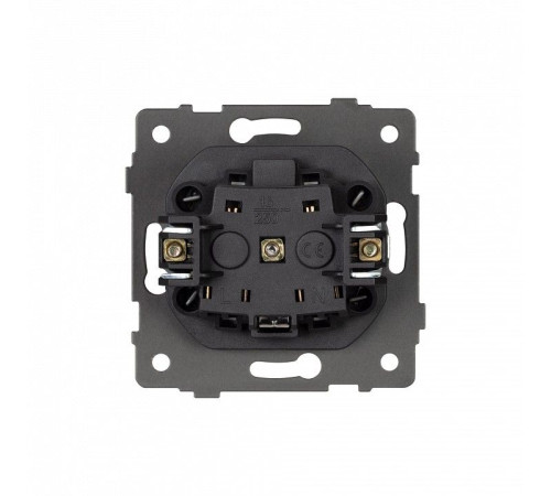 Розетка влагозащищенная с заземлением и со шторкой, без рамки с крышкой Arlight SCT 049837