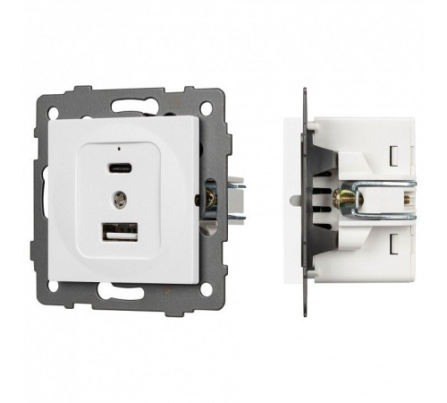 Механизм розетки 2хUSB type A и C Arlight SCT 049839