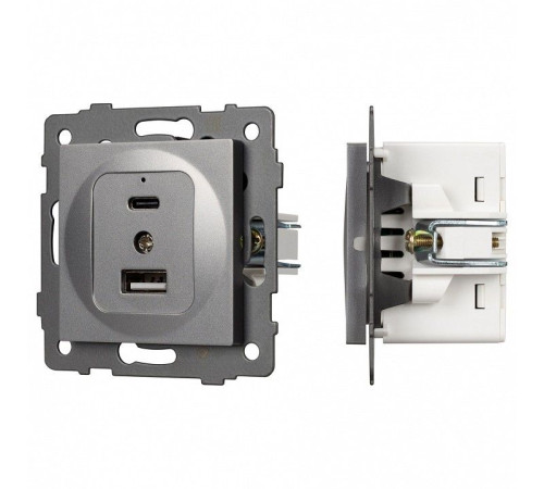 Механизм розетки 2хUSB type A и C Arlight SCT 049840