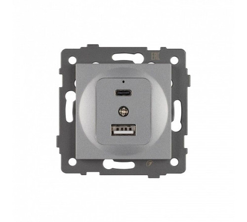 Механизм розетки 2хUSB type A и C Arlight SCT 049840