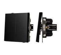 Выключатель проходной двухклавишный без рамки Arlight SWT 054067