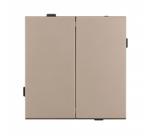 Выключатель проходной двухклавишный без рамки Arlight SWT 054069