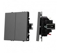 Выключатель двухклавишный без рамки Arlight SWT 054254