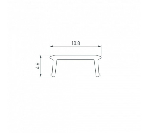 Рассеиватель Arlight SHELF 060587