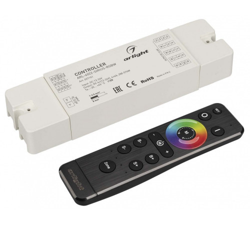 Контроллер-регулятор цвета RGBW с пультом ДУ Arlight SET-PWM 061157
