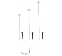 Наземный низкий светильник Arte Lamp MOTUS A1081PA-3WH