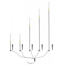 Наземный низкий светильник Arte Lamp MUSTER A1083PA-5BK