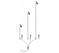 Наземный низкий светильник Arte Lamp MULIPHEIN A1084PA-3BK