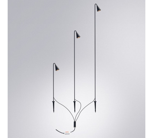 Наземный низкий светильник Arte Lamp MULIPHEIN A1084PA-3BK
