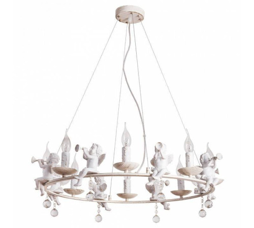 Подвесная люстра Arte Lamp Amur 8 ламп A1133SP-8WG