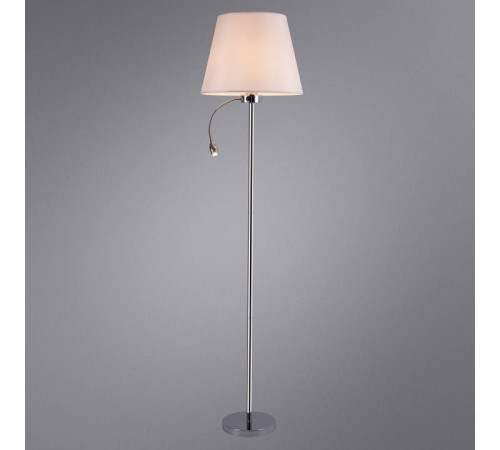 Торшер с подсветкой Arte Lamp Elba A2581PN-2CC
