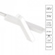 Светильник на штанге Arte Lamp Rapid A2960PL-1WH