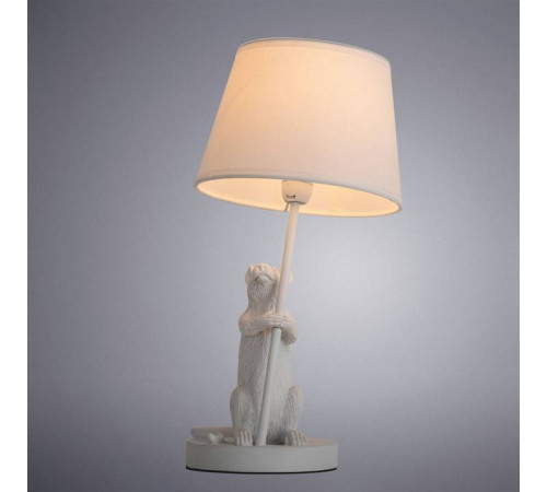 Настольная лампа декоративная Arte Lamp Gustav A4420LT-1WH