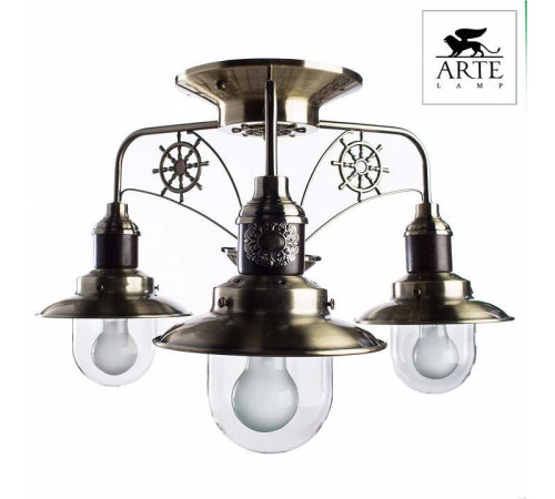 Потолочная люстра Arte Lamp Sailor 3 лампы A4524PL-3AB