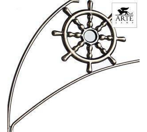 Потолочная люстра Arte Lamp Sailor 3 лампы A4524PL-3AB