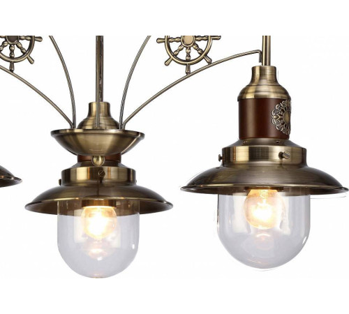 Потолочная люстра Arte Lamp Sailor 3 лампы A4524PL-3AB