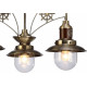 Потолочная люстра Arte Lamp Sailor 3 лампы A4524PL-3AB