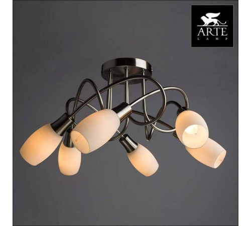 Потолочная люстра Arte Lamp Volare 6 ламп A4591PL-6SS