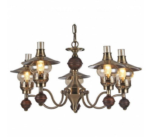 Подвесная люстра Arte Lamp Trattoria 5 ламп A5664LM-5AB