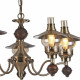 Подвесная люстра Arte Lamp Trattoria 5 ламп A5664LM-5AB