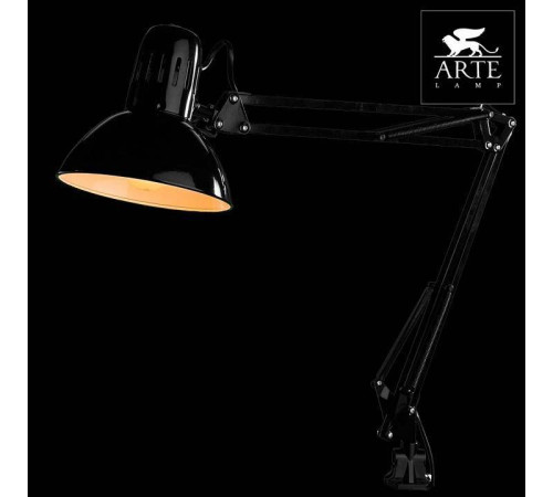 Настольная лампа офисная Arte Lamp Senior A6068LT-1BK