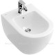 Биде подвесное Villeroy & Boch Subway 2.0 CeramicPlus 375x565 мм 540000R1