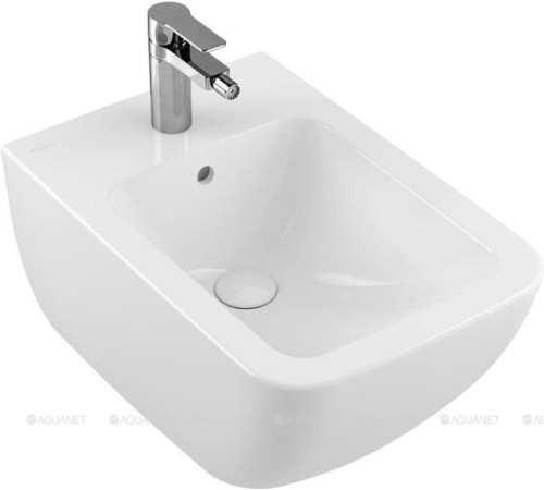Биде подвесное Villeroy & Boch Venticello 375x560 мм CeramicPlus 441100R1