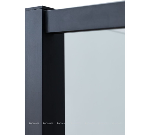 Боковое стекло Aquanet Pleasure Evo 800 мм черный анод Easy Clean AE65-F80-BT