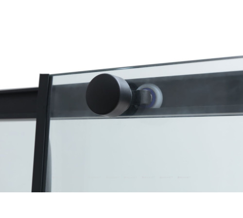 Боковое стекло Aquanet Pleasure Evo 800 мм черный анод Easy Clean AE65-F80-BT