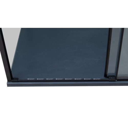 Боковое стекло Aquanet Pleasure Evo 800 мм черный анод Easy Clean AE65-F80-BT