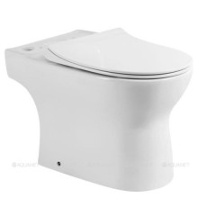 Чаша напольного унитаза BelBagno STEAM P-trap с сиденьем BB130CPR/SC