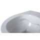 Унитаз приставной Allen Brau Fantasy rimless без сиденья 520x363 мм белый 4.11007.20