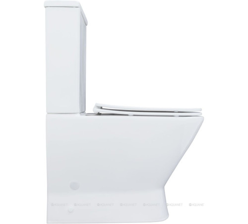 Чаша напольного унитаза Aquanet Fine-C Rimless с сиденьем Soft Close Slimseat FINE-C