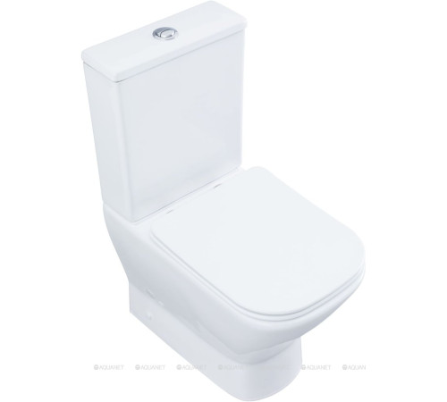 Чаша напольного унитаза Aquanet Fine-C Rimless с сиденьем Soft Close Slimseat FINE-C