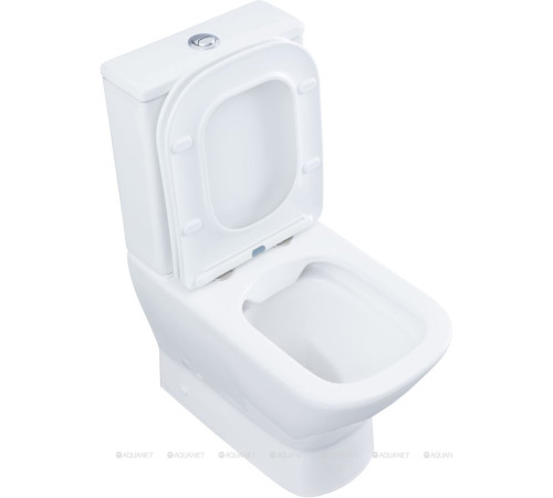 Чаша напольного унитаза Aquanet Fine-C Rimless с сиденьем Soft Close Slimseat FINE-C