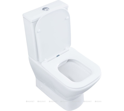 Чаша напольного унитаза Aquanet Fine-C Rimless с сиденьем Soft Close Slimseat FINE-C