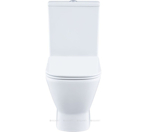 Чаша напольного унитаза Aquanet Fine-C Rimless с сиденьем Soft Close Slimseat FINE-C