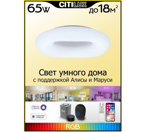 Накладной светильник Citilux Стратус Смарт CL732A520G