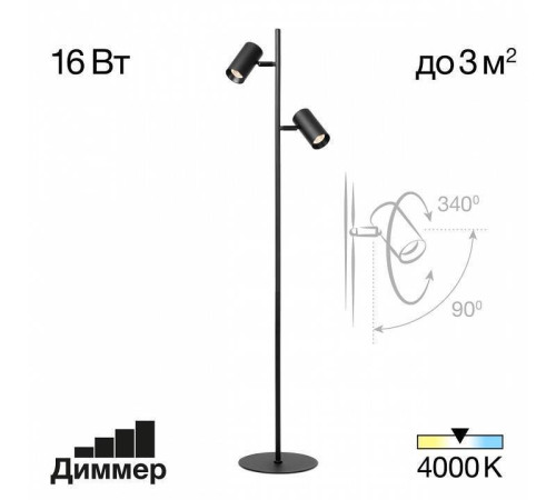Торшер Citilux Twin CL809011N