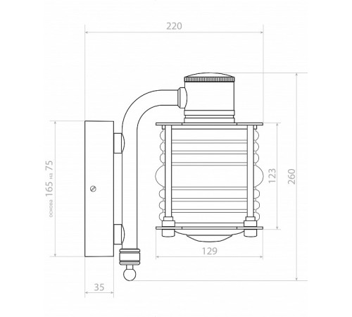 Бра Covali WL-30480